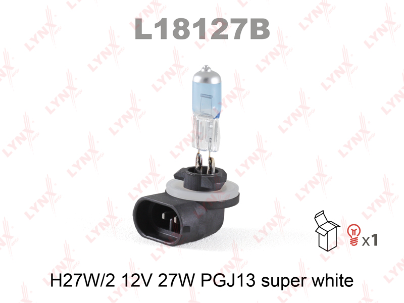 Лампа H27/2 12V /881/ 27W PGJ13 SUPER WHITE