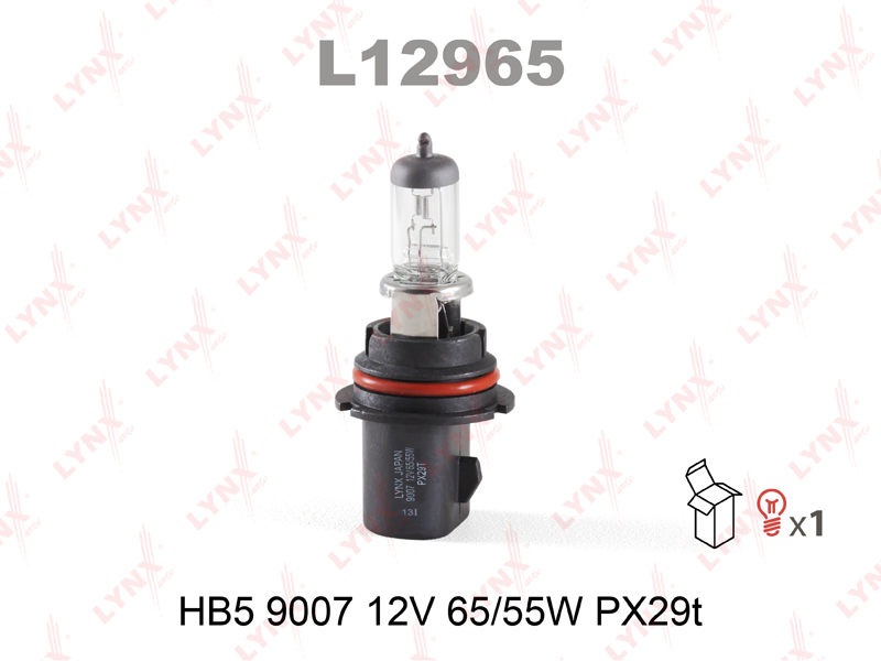 Лампа HB5 12V 65/55W PX29t (9007)