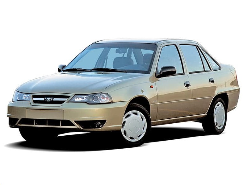 Стекло двери перед. Daewoo Nexia лев.