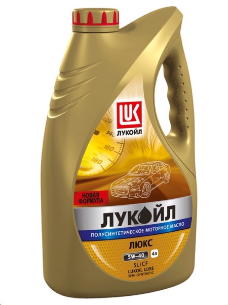 Масло моторное Лукойл-Люкс 10W40 SL/CF (4л.) п/синт.  (бенз., диз.)