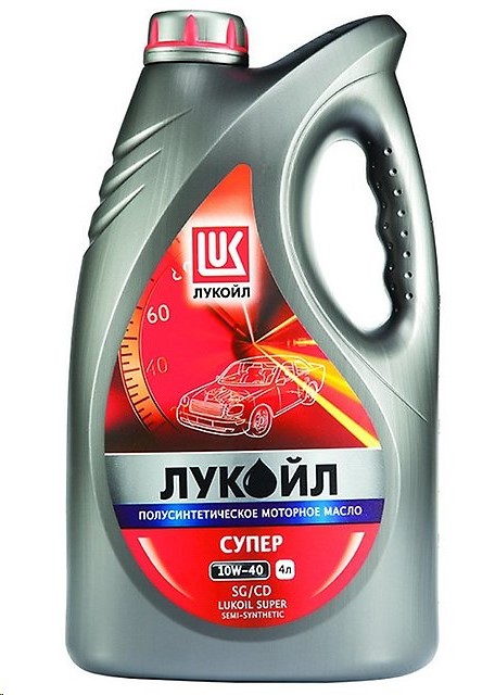 Масло моторное Лукойл-Супер 10W40 SG/CD (4л.) п/синт. (бенз., диз.)