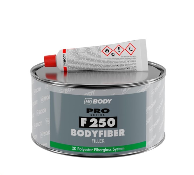 Шпатлевка Body PRO F250 Fiber 1,5 кг со стекловолокном