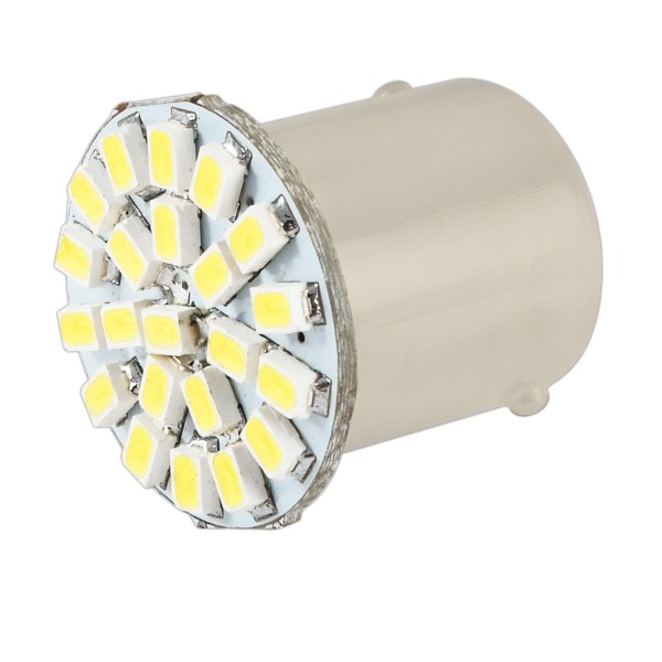 Лампа 1-конт. 12V P21W S25 22 SMD с цок. BA15s (к-т 2 шт)