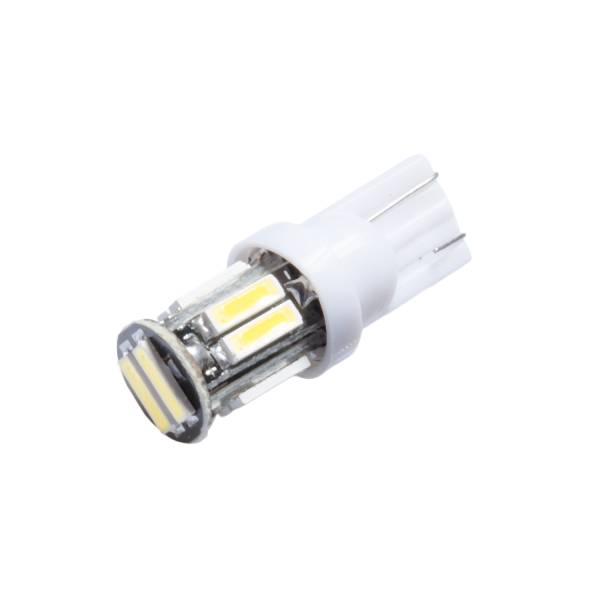 Лампа габарит. 12V W5W T10 10 SMD без цок. W2.1x9.5d