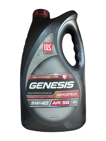 Масло моторное Лукойл GENESIS ARMORTECH 5W40 SQ/CF A3/B4 (4л.) синтетическое (бенз., диз.)