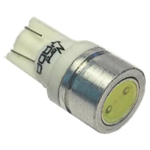 Лампа габарит. 12V W5W T10 1 LED без цок. W2.1x9.5d HIGH POWER LED