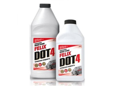 Жидкость тормозная 1 л.  DOT-4  FELIX
