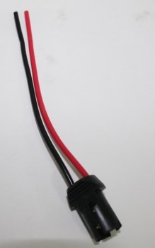 Патрон под лампу W5W T10 (тип 8) пластик