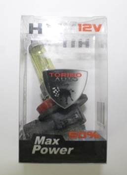 Лампа H11 12V 55W PGJ19-2 +50% YELLOW