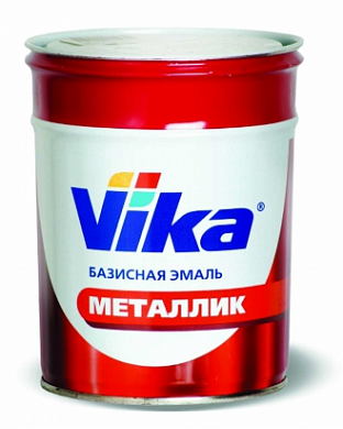 Краска эмаль Vika базовая 1К № 240 Белое облако металлик 0,85 кг