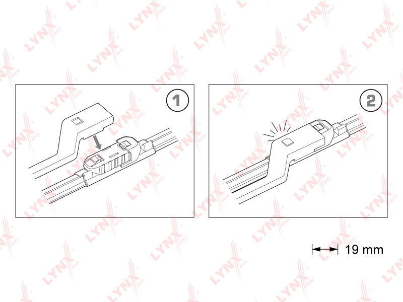 Щетка стеклоочистителя бескаркасная Ford Focus III  29  73 см+ 29  73 см