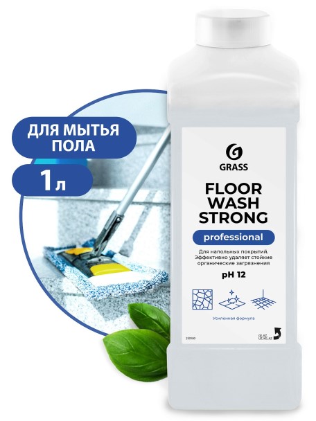 Средство для пола  Floor wash strong  1 л. /концентрат/
