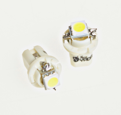 Лампа щитка пр. 12V W1.2W T5 1 SMD без цок. с патрон. BX8.5d