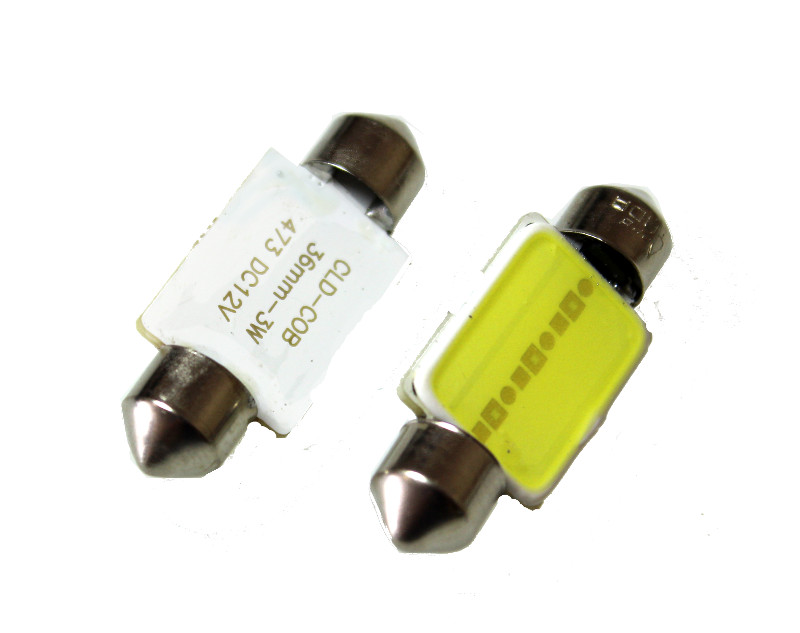Лампа салонная 12V C5W T11 SV8.5 1 COB 36мм