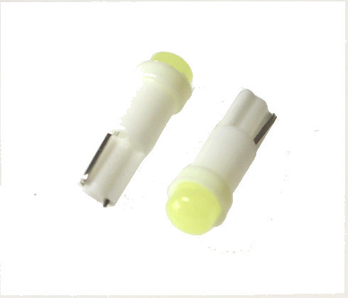 Лампа щитка пр. 12V W1.2W T5 1 COB без цок. W2x4.6d красная