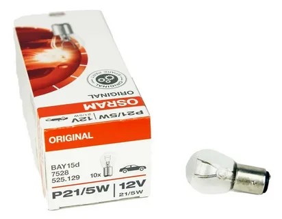 Лампа 2-конт. 12V P21/5W S25 со смещен. цок. по высоте BAY15d