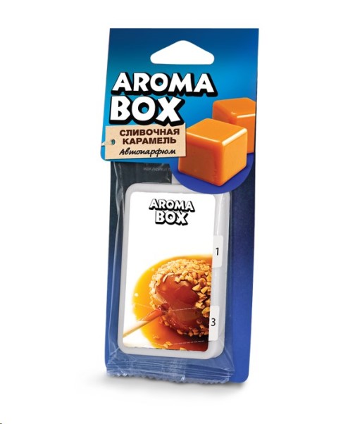 Ароматизатор подвесной  AROMA BOX  Сливочная карамель
