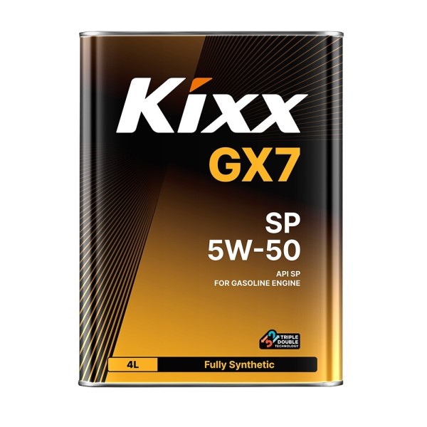Масло моторное Kixx GX7 5W50 SP (4л.) синтетическое (бенз.)