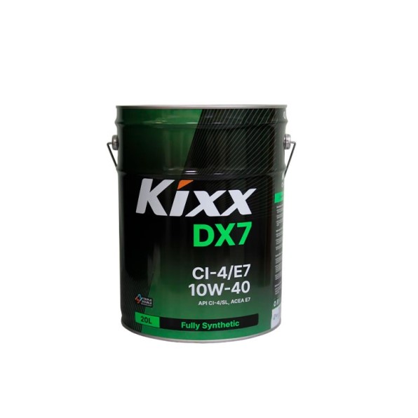 Масло моторное Kixx DX7 10W40 CI-4/E7 (20л.) синтетическое (диз.)