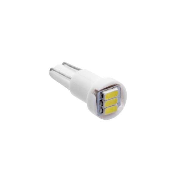 Лампа щитка пр. 12V W1.2W T5 3 SMD без цок. W2x4.6d