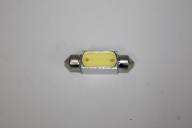 Лампа салонная 12V C3W 1 COB 36мм радиатор