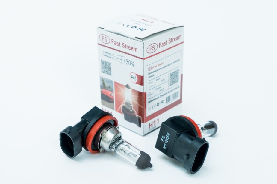 Лампа H11 12V 55W PGJ19-2 +30%