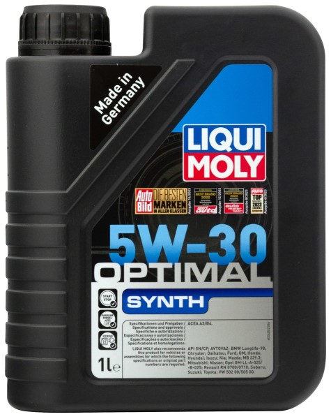 Масло моторное LIQUI MOLY Optimal HT Synth 5W30 SN/CF A3/B4 (1л.) синтетическое