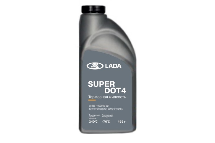 Жидкость тормозная 455 гр  DOT-4  Super