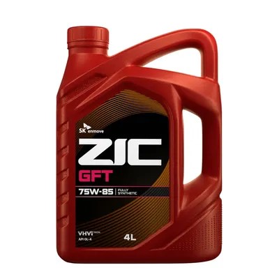 Масло трансм. ZIC GFT 75W85 GL-4 перед. прив. (4л.) синт.
