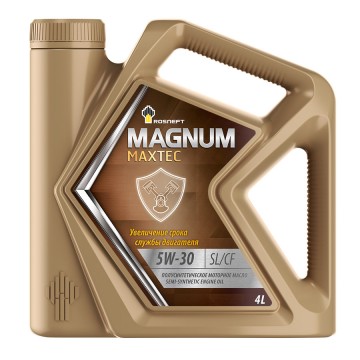 Масло моторное Rosneft Magnum Maxtec 5W30 SL/CF (4л.) п/cинт. (бенз., диз.)
