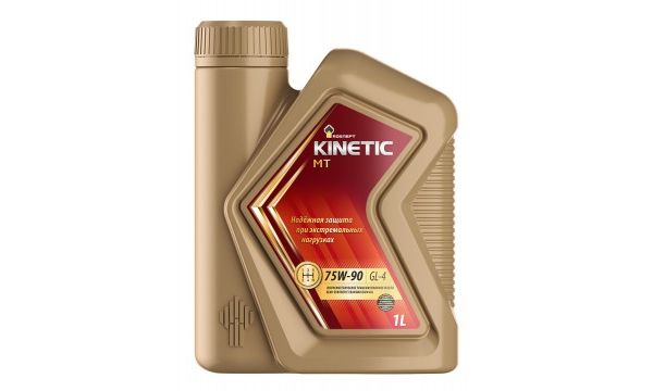 Масло трансм. Rosneft Kinetic MT 75W90 GL-4 (1л.) п/синт.