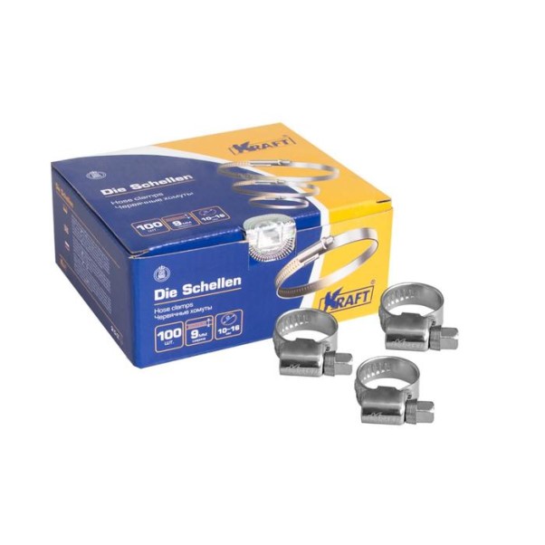 Хомут KRAFT 10-16 мм (уп=100шт)