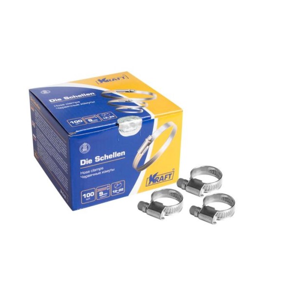 Хомут KRAFT 12-22 мм (уп=100шт)