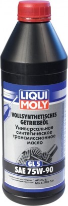 Масло трансм. LIQUI MOLY Vollsynth.Getrieb. 75W90 GL-5 (1л.) синт.