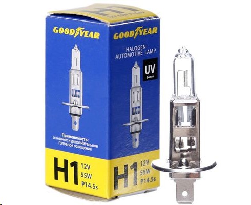Лампа H1 12V 55W P14,5s