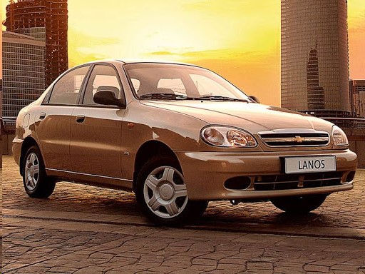 Стекло заднее Chevrolet Lanos с обогревом