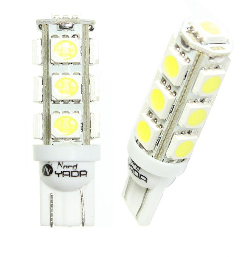 Лампа габарит. 12V W5W T10 13 SMD без цок. W2.1x9.5d
