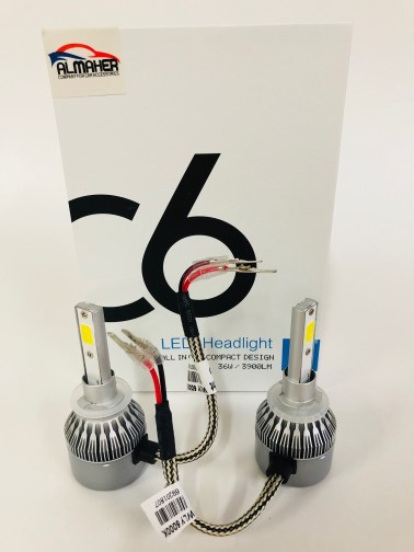 Лампа H27 12V /880/ LED 36W/3800LM 6000K 2 шт (со встр. вентилятором)