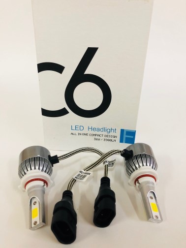 Лампа HB3 (9005) 12V LED 36W/3800LM 6000K 2 шт (со встр. вентилятором)