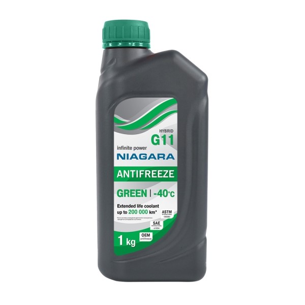 Антифриз Ниагара G-11 -40С (1 кг.) зеленый