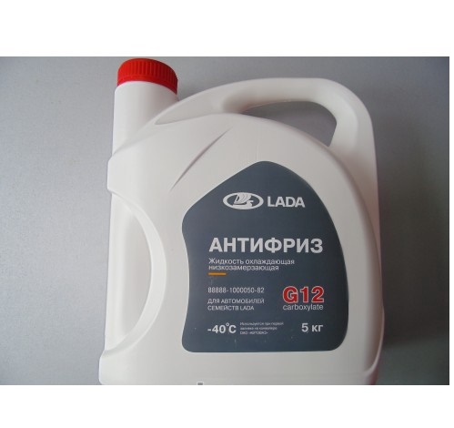 Антифриз  LADA Carboxylate -40  G-12 (5 кг.) красный