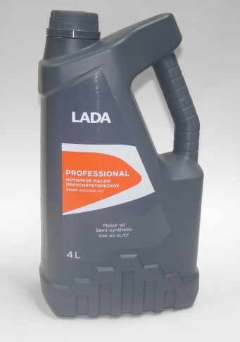 Масло моторное LADA Professional 10W40 SL/CF (4л.) полусинтетическое. (бенз., диз.)