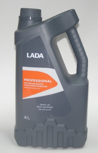 Масло моторное LADA Professional 5W40 SL/CF (4л.) полусинтетическое. (бенз., диз.)