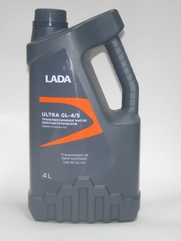 Масло трансм. LADA Ultra 75W90 GL-4/5 (4л.) полусинт.