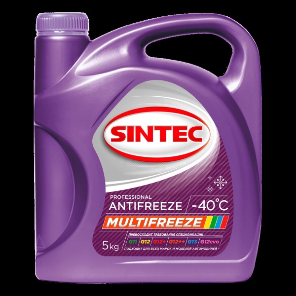 Антифриз Sintec  MULTIFREEZE -40С  (5 кг.)