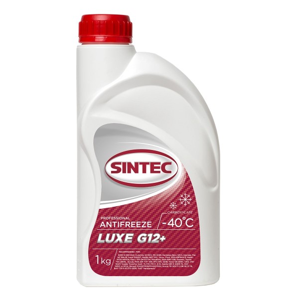 Антифриз Sintec  LUX  G-12+ -40С (1 кг.) красный