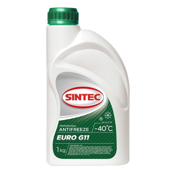Антифриз Sintec  EURO  G-11 -35С (1 кг.) зеленый