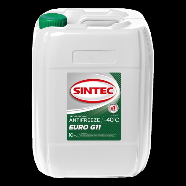 Антифриз Sintec  EURO  G-11 -35С (10 кг.) зеленый