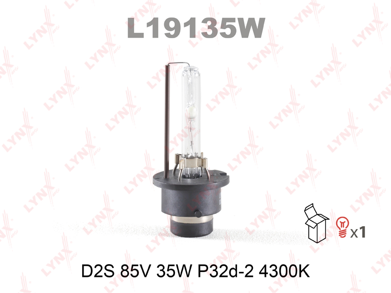 Лампа ксенон D2S 4300K 12V 35W P32d-2