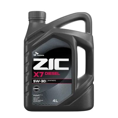 Масло моторное ZIC X7 Diesel 5W30 SL/CF A3/B3/B4 (4л.) синтетическое (диз.)